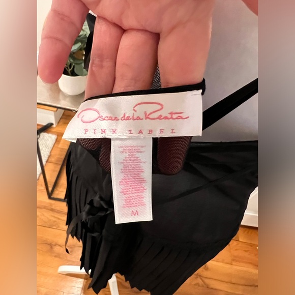 Oscar De La Renta Pink Label Lace Slip Dress | Medium - Picture 5 of 7
